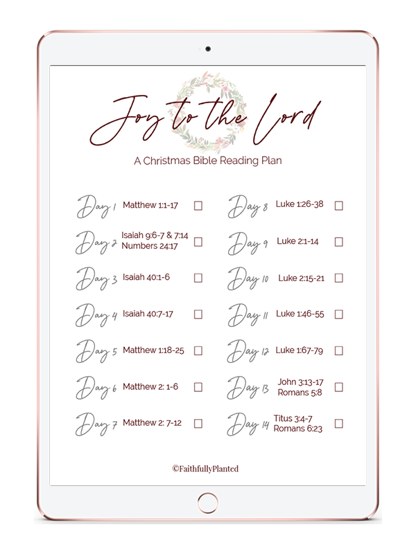 Christmas BIble Reading plan pdf download