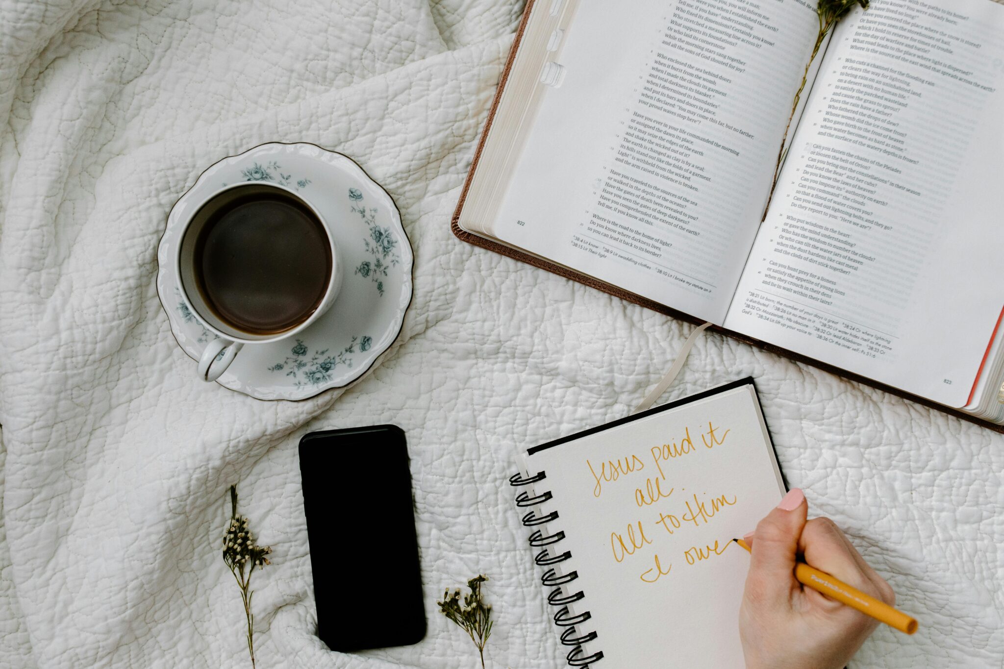 SOAP Bible Study Method, woman studying the Bible