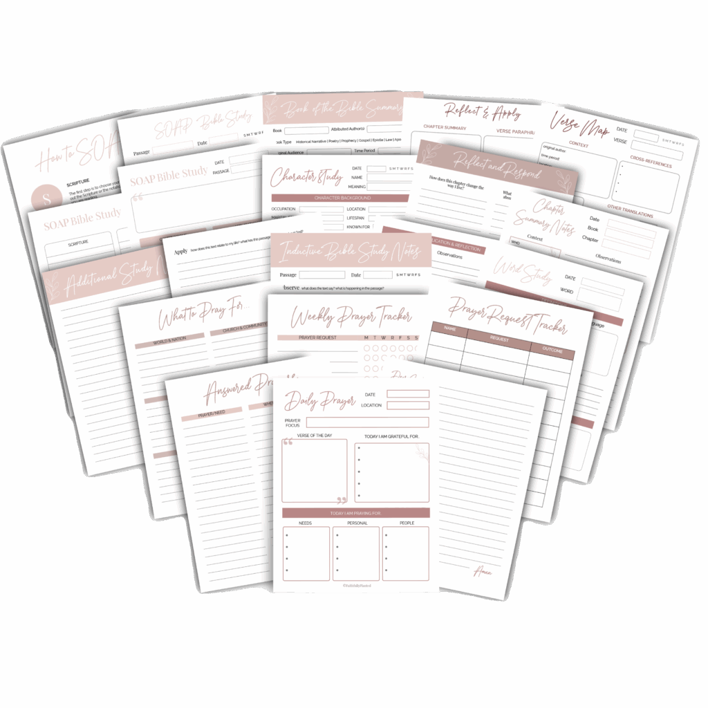 Bible Study Resources - Faithfully Planted